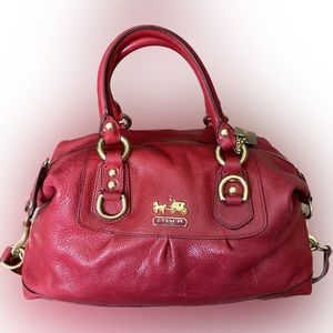 Coach Madison Sabrina Purse, Red